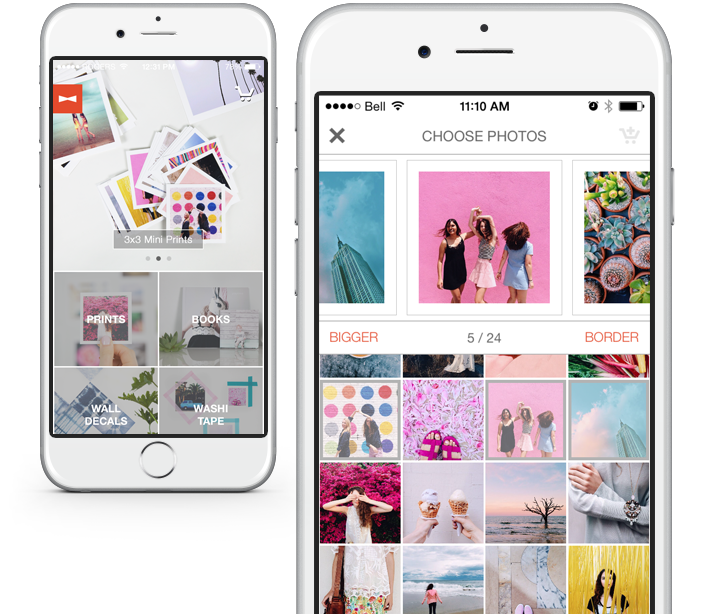 making photo prints Impressed photo printing app